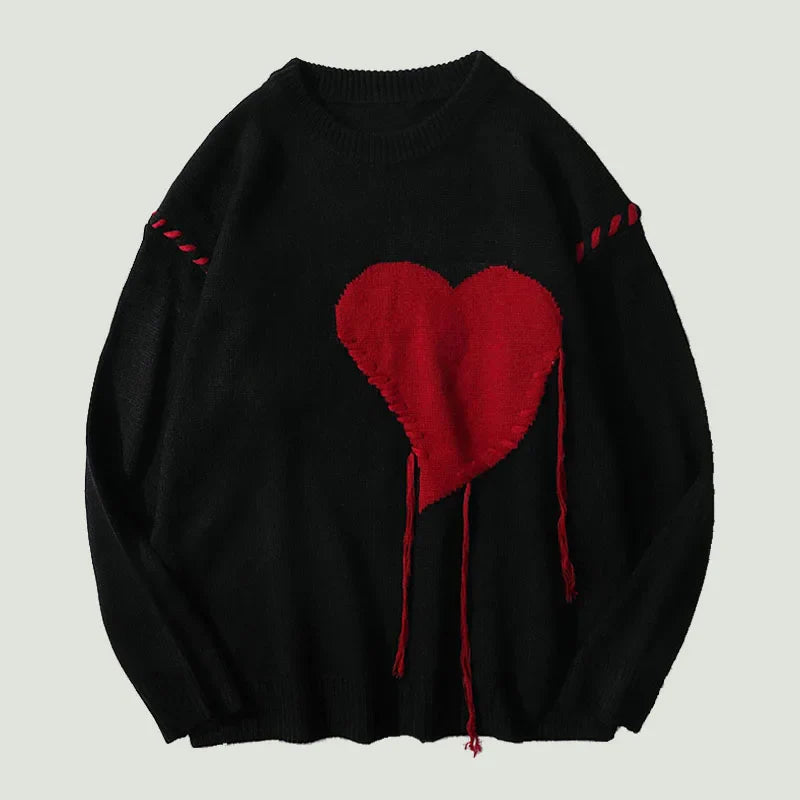 HEART SHAPE SWEATER