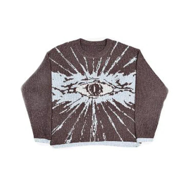 STREEZY™  Illusion Knitted Sweater