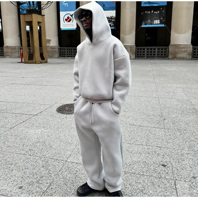 Oversized Minimalist Gray Jogger