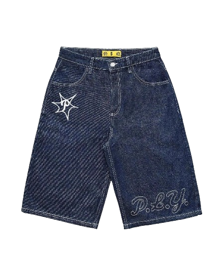 GRAPHIC JORTS 'star'